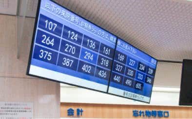 Large TVs in Front of Counter No. 7