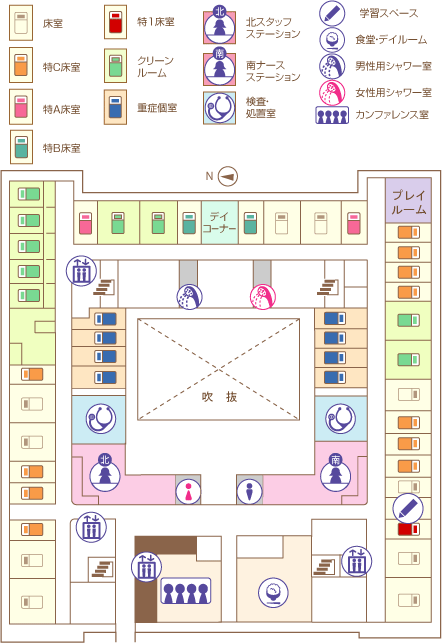 第一病棟 4階